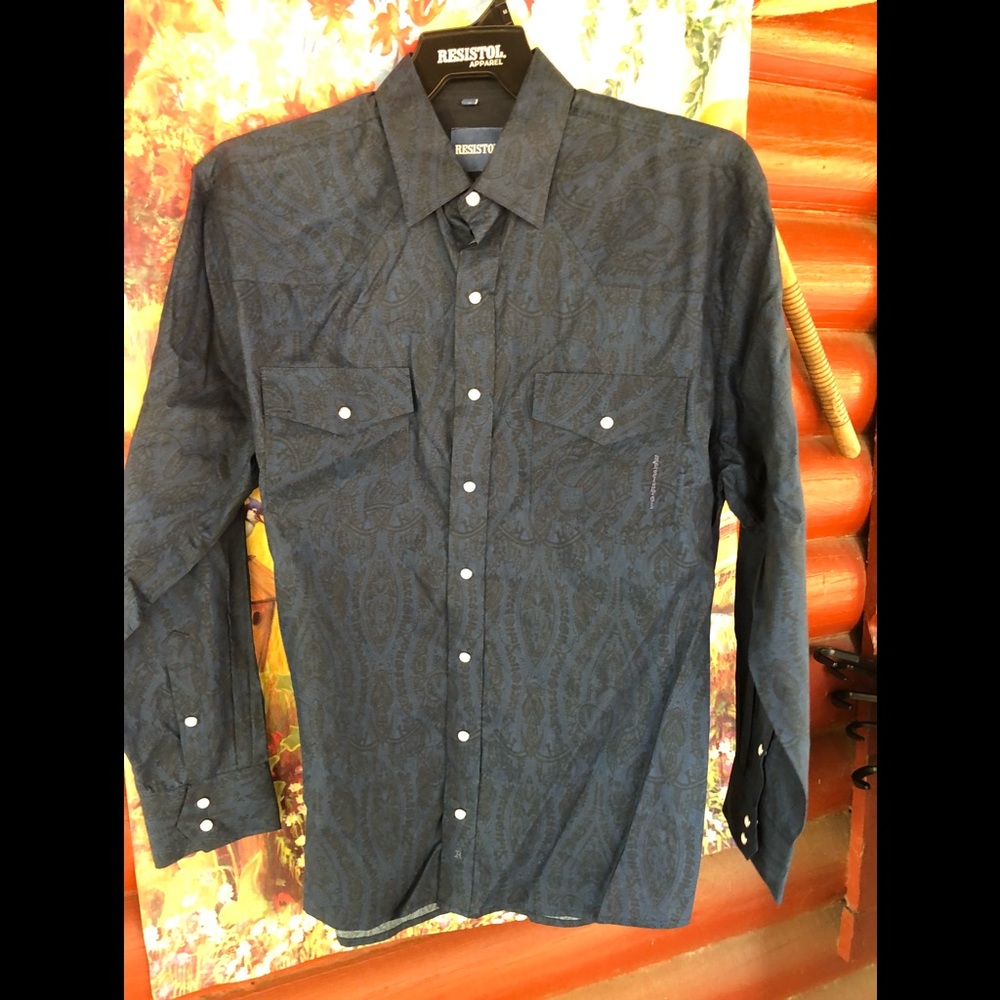 Men’s Resistol pearl snap NWT
